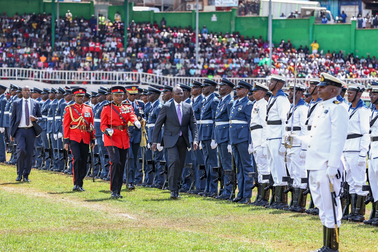 Madaraka Day 2023, President William Ruto during the parade