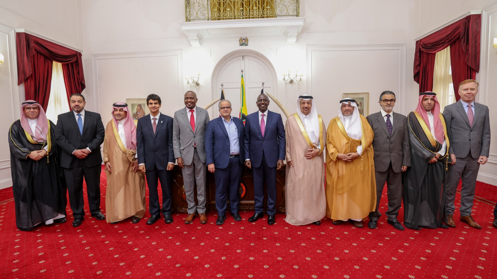Kenya-Saudi Arabia business delegation meeting. Kenya-Saudi Arabia business delegation meeting.